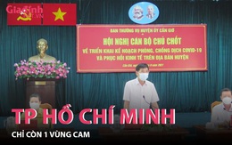 TP Hồ Chí Minh chỉ còn 1 vùng cam