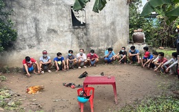 Đá gà ngay “vùng cam”, 14 đối tượng bị bắt