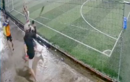 Truy sát kinh hoàng ở sân bóng, một thanh niên bị chém nguy kịch