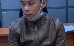 Bắt giữ thanh niên mang dao đi cướp tại cửa hàng điện thoại ở Hà Nội