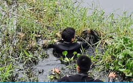 Cảnh sát lặn tìm người đàn ông nhảy kênh ở TP.HCM