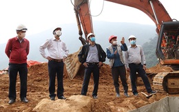 Phó Tổng giám đốc EVNNPT kiểm tra tiến độ thi công đường dây 500 kV mạch 3 đoạn qua địa phận tỉnh Hà Tĩnh