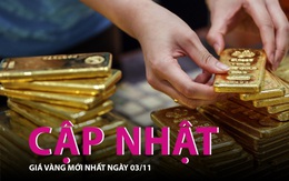 Cập nhật giá vàng trong ngày 03/11