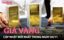 Cập nhật giá vàng trong ngày 04/11