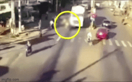 4 mẹ con bị cuốn vào gầm xe tải, con gái 12 tuổi tử vong thương tâm