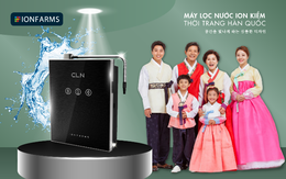 Cơn sốt máy lọc nước ion kiềm thời trang Ionfarms đã đến Việt Nam