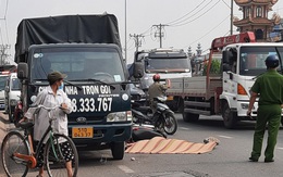 Ngã ra đường sau va chạm với xe tải, thiếu nữ bị xe đầu kéo cán tử vong