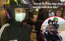 Chân dung "nữ quái" tham gia nhóm đua xe bị bắt trên cầu Nhật Tân với phát biểu trên VTV: "Em lên cầu chơi thôi, em có biết đua đâu!"