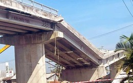 Cầu 54 tỷ đồng bất ngờ sập nhịp dẫn