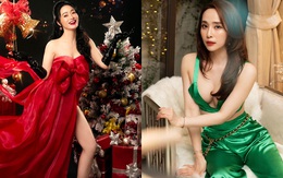 Người đẹp "vũ trụ" VFC khoe đồ Noel: Quách Thu Phương gây sốc và "lấn át" tất cả nhờ hở bạo đúng chỗ