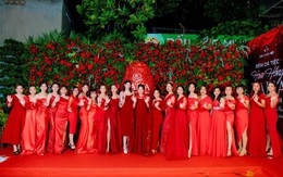 Dạ tiệc hoa hồng cuối năm gây “bão” tại Xanh Garden