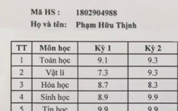 Điểm tổng kết 9.2, môn nào cũng 9-10 nhưng vẫn bị xếp bét lớp: Nam sinh tiết lộ lý do làm ai nấy ngã ngửa!