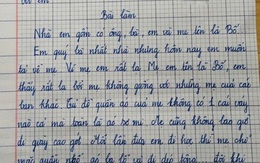 Bài văn tả mẹ có 1-0-2 của học sinh tiểu học: 'Em đánh răng thì mẹ cạo râu', câu chuyện phía sau khiến ai cũng 'lặng người'