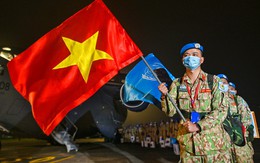 Đoàn quân 'mũ nồi xanh' về từ Nam Sudan