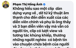 Nghệ sĩ Hồng Ánh tố 1 nam diễn viên giả mù trong clip dàn dựng chữa bệnh nan y của ông Võ Hoàng Yên?