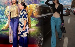 Hồng Nhung đụng style quần cạp trễ với đàn em, tưởng sành điệu nhưng mất hút đường cong