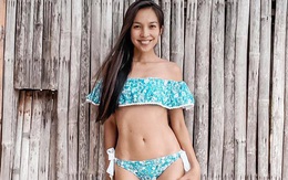 Hiền Thục đón không khí hè với bikini tí hin nhưng lại bị fan ví như "tivi siêu phẳng"