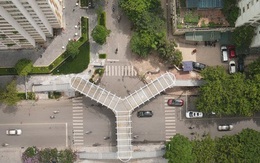 Ảnh: Chiêm ngưỡng cây cầu chữ Y độc nhất tại Hà Nội sắp đi vào vận hành