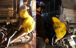 Ám ảnh hiện trường vụ đôi nam nữ đi xe máy tông vào đuôi xe tải, nhập viện trong tình trạng nguy kịch