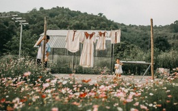 Cặp vợ chồng trẻ bỏ phố về quê xây ngôi nhà nhỏ trên mảnh đồi 2ha phủ quanh toàn hoa cỏ đồng nội như vườn Châu Âu