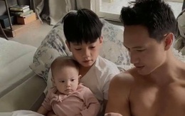 Khung cảnh yên bình ngày cuối tuần của gia đình Hồ Ngọc Hà, nhìn Subeo và Kim Lý chăm Lisa - Leon mà "tan chảy"