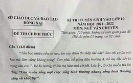 "Tốn bao nhiêu tiền ăn học, tại sao điểm thi lại thấp thế này?"