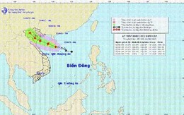 Áp thấp nhiệt đới có thể mạnh lên thành bão trên Biển Đông