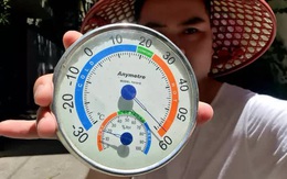 Choáng với nhiệt độ bề mặt ngoài trời lên tới 60 độ C ở Hà Nội