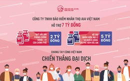 AIA Việt Nam góp 7 tỷ đồng mua vắc xin phòng COVID-19