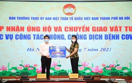 10.000 test nhanh COVID-19 trị giá gần 1 tỷ đồng ủng hộ công tác phòng chống dịch ở Hà Nội