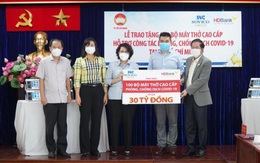 Tập đoàn Sovico, HDBank tặng 100 máy thở cao cấp, hiện đại cho TP. Hồ Chí Minh