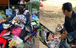 "Hành trình đặc biệt" của những đứa trẻ ngồi xe máy theo bố mẹ về quê tránh dịch