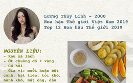 Salad giữ dáng đẹp mắt, ngon miệng của Lương Thùy Linh