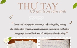 Bức thư tay đầy ắp tình cảm của cô giáo dạy Văn gửi học trò mùa dịch