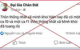 Thông tin sai sự thật tài khoản Facebook “Đại gia chân đất” tại Thanh Hóa bị xử phạt
