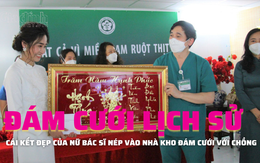 Đám cưới lịch sử của nữ bác sĩ bệnh viện Bạch Mai ngay tại Bệnh viện Dã chiến COVID-19 Hồ Chí Minh