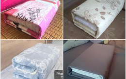 Học quân sự trực tuyến: Ngồi học thẳng lưng, gấp chăn hình vuông