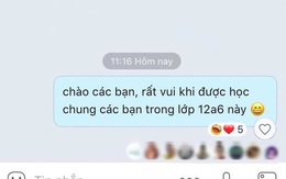 Nam sinh vừa vào lớp mới đã nhắn tin trong group chat, phản ứng của bạn cùng lớp gây tranh cãi