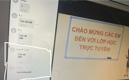 Thầy hỏi ai biết soạn tin nhắn có dấu, học sinh lớp 3 trả lời ba từ mà giáo viên bật ngửa