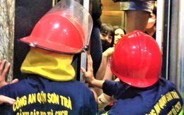 8 người bị mắc kẹt trong thang máy sáng đầu năm mới