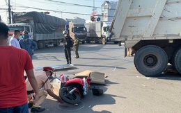 Đồng Nai: Người phụ nữ và cháu gái 10 tuổi bị xe ben cán tử vong thương tâm