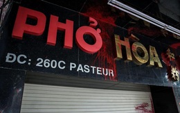 Nhóm tạt sơn quán phở Hòa hầu tòa