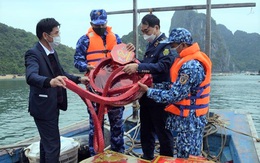 Quảng Ninh: Thu giữ gần 3 tạ pháo nổ trái phép trên biển