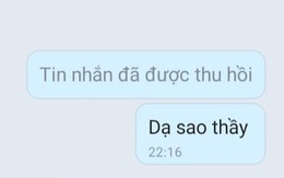 Nam sinh hí hửng nhận được tin nhắn từ thầy giáo cũ sau 5 năm, đọc nội dung mà cứ như "dội gáo nước lạnh"