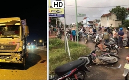 Thông tin mới nhất vụ xe tải tông 2 người tử vong, 16 người bị thương