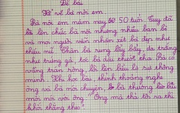 Học sinh lớp 2 tả bà ‘đẹp như thiếu nữ’, sốc nhất là câu bà nói với ông!