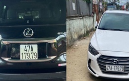 Gắn biển số "thần tài" giả, giống của xe Lexus để… "câu like"