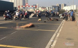 Đưa vợ đi mua trái cây bán kiếm lời, tai nạn khiến chồng tử vong, vợ cấp cứu