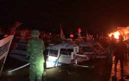 3 tàu du lịch, 5 ca nô bị thiêu rụi trên biển Cửa Đại