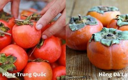 Mẹo chọn hồng ngon giòn không bị chát 10 quả như 10